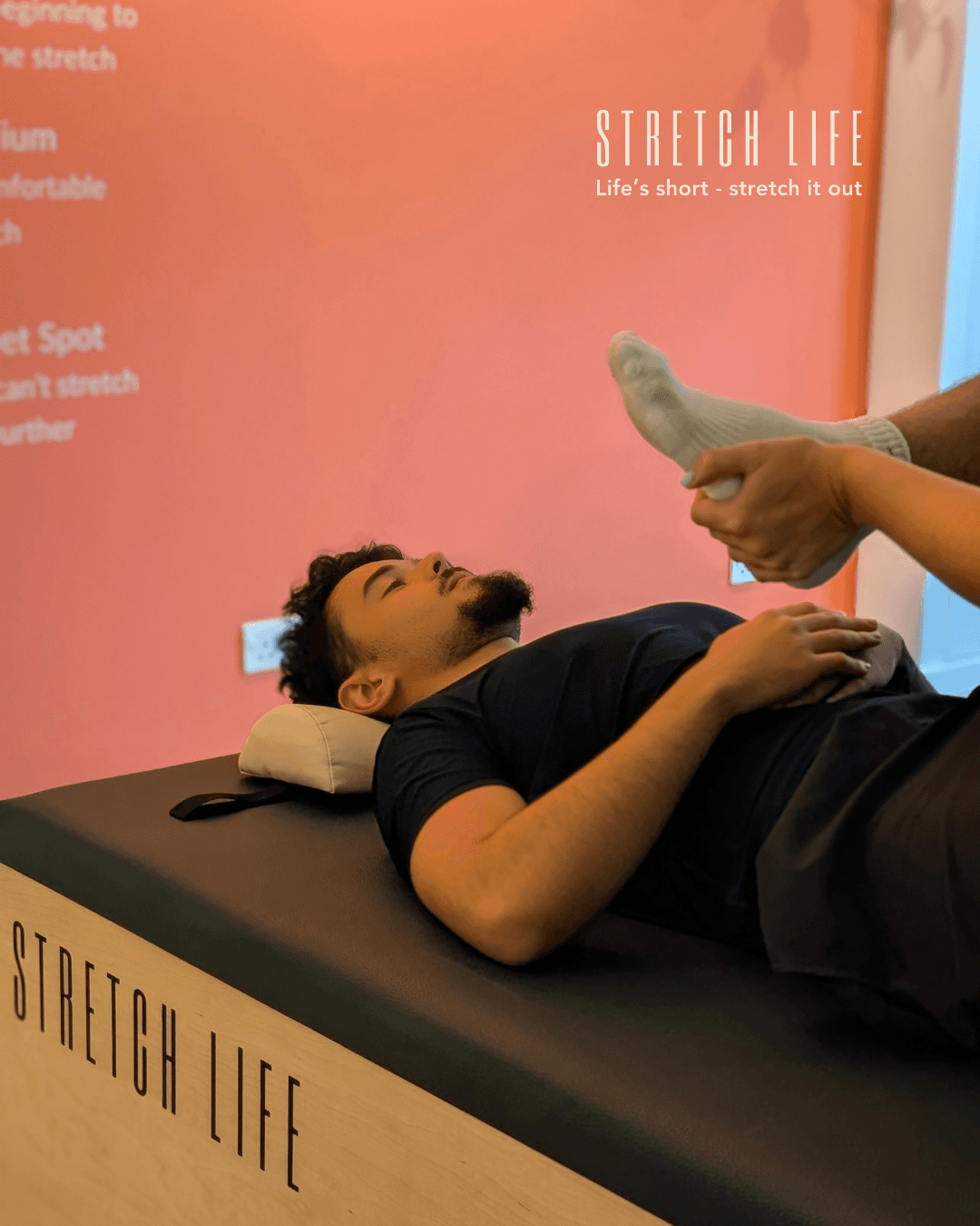 25 minute 1-on-1 assisted stretch session