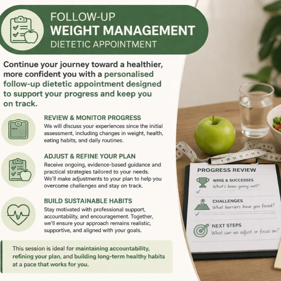 Follow up weight management session